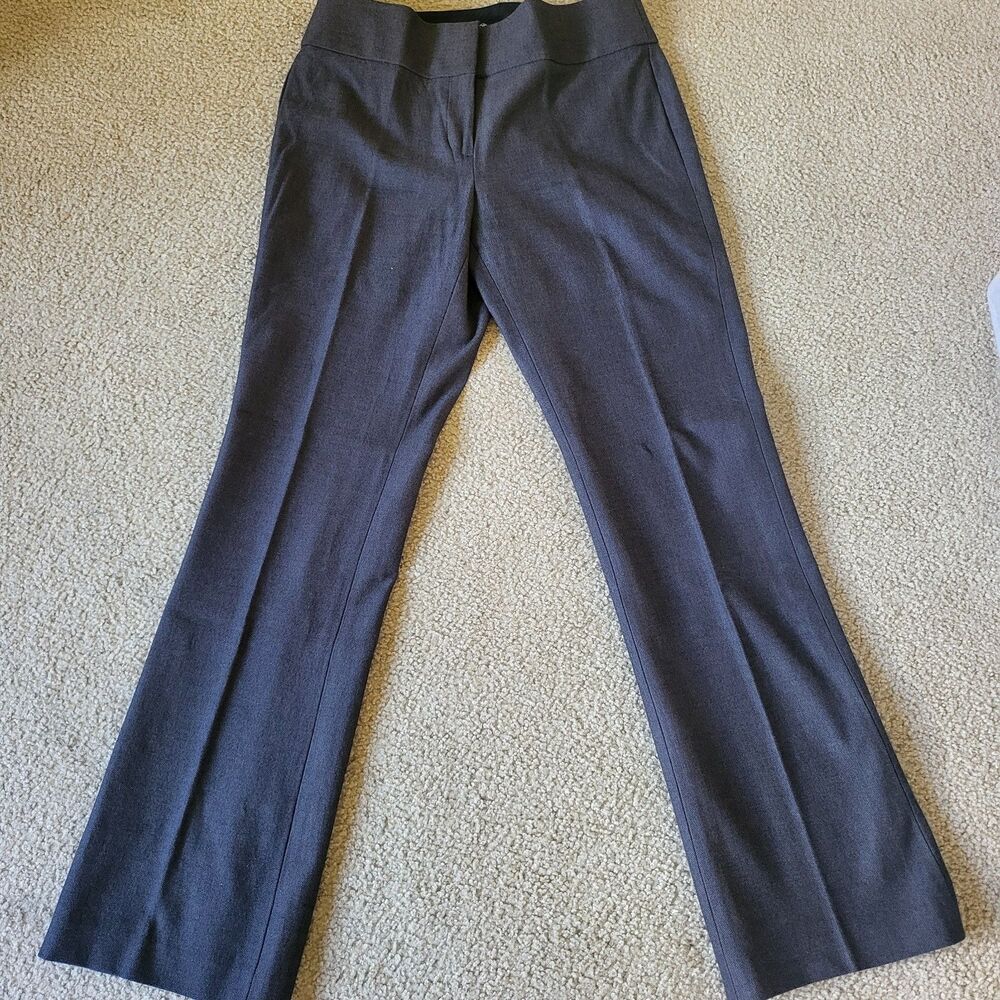 Ann Taylor LOFT Julie Boot Cut Dress Pants Size 8 Cotton Blend Brown/Black